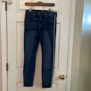 Hudson designer jeans. Cool detailing. Size 28. Skinny leg. EUC